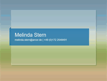 Tablet Screenshot of melinda-stern.de